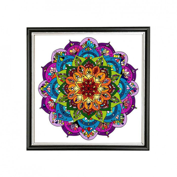 Mandala de alegria, otimismo e energia positiva