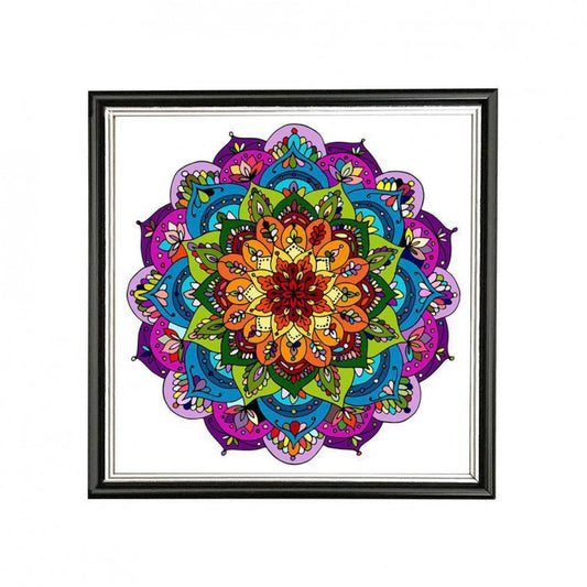 Mandala de alegria, otimismo e energia positiva